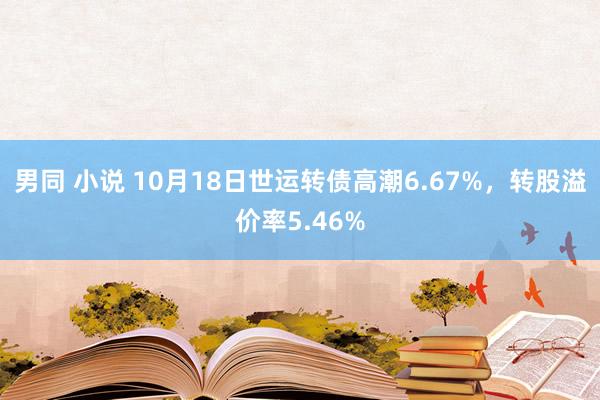 男同 小说 10月18日世运转债高潮6.67%，转股溢价率5.46%